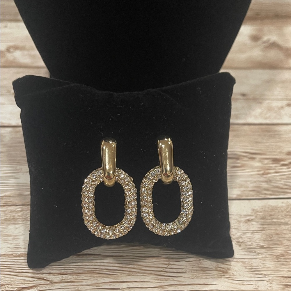 Macy's Gold and Silver Sparkle Earrings‎